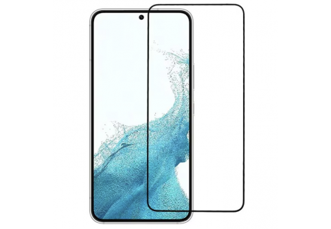 Извит стъклен протектор с черна рамка Full Glue за Samsung Galaxy S26 Plus
