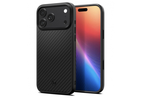 Business Carbon силиконов гръб за iPhone 17 Pro