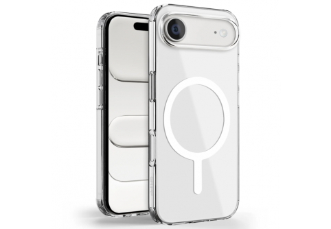 Прозрачен силиконов гръб с MagSafe за iPhone Air