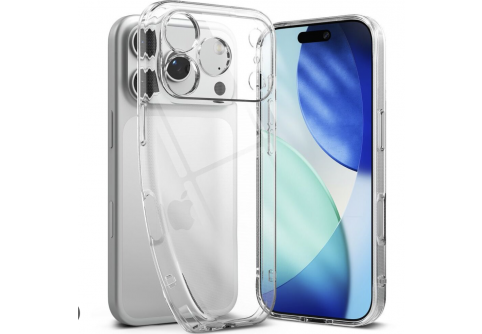Ултра тънък прозрачен силиконов гръб за iPhone 17 Pro Max