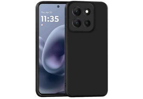 Black Matte Premium силиконов гръб Motorola G86/G86 Power
