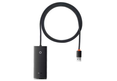 BASEUS Хъб 4-в-1 от USB-A към 4xUSB3.0, 1m., Lite S. /черен/