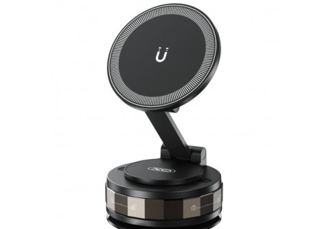 XO Холдер Magnetic Suction cup, Manual с вакуум, черен