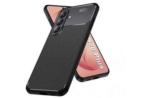 Калъф Business CARBON Samsung Galaxy S26 Plus /черен/