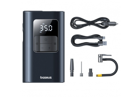 BASEUS Компресор PrimeTrip VA1 2-in-1 Pump, 6000mAh, с фенерче /черен/ 