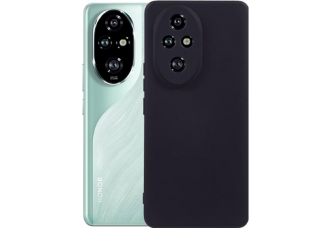 Black Matte Premium силиконов гръб Honor 200 Pro