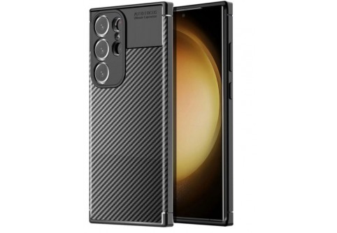 Калъф Business CARBON Samsung Galaxy S26 Ultra /черен/