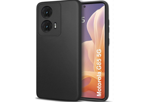 Black Matte Premium силиконов гръб Motorola G85