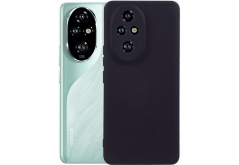 Black Matte Premium силиконов гръб Honor 200