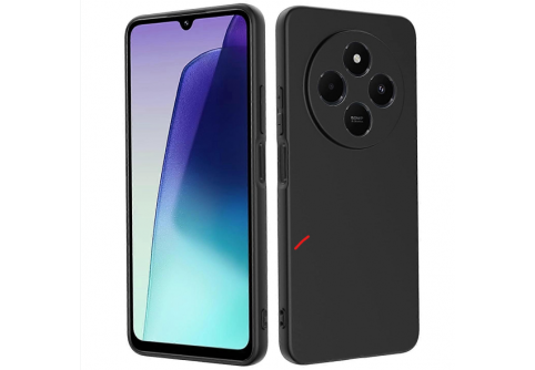Black Matte Premium силиконов гръб Xiaomi Redmi 14C